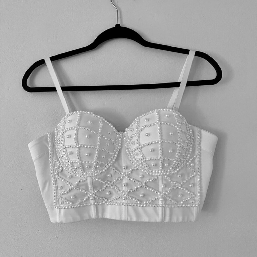 Pearl White Corset